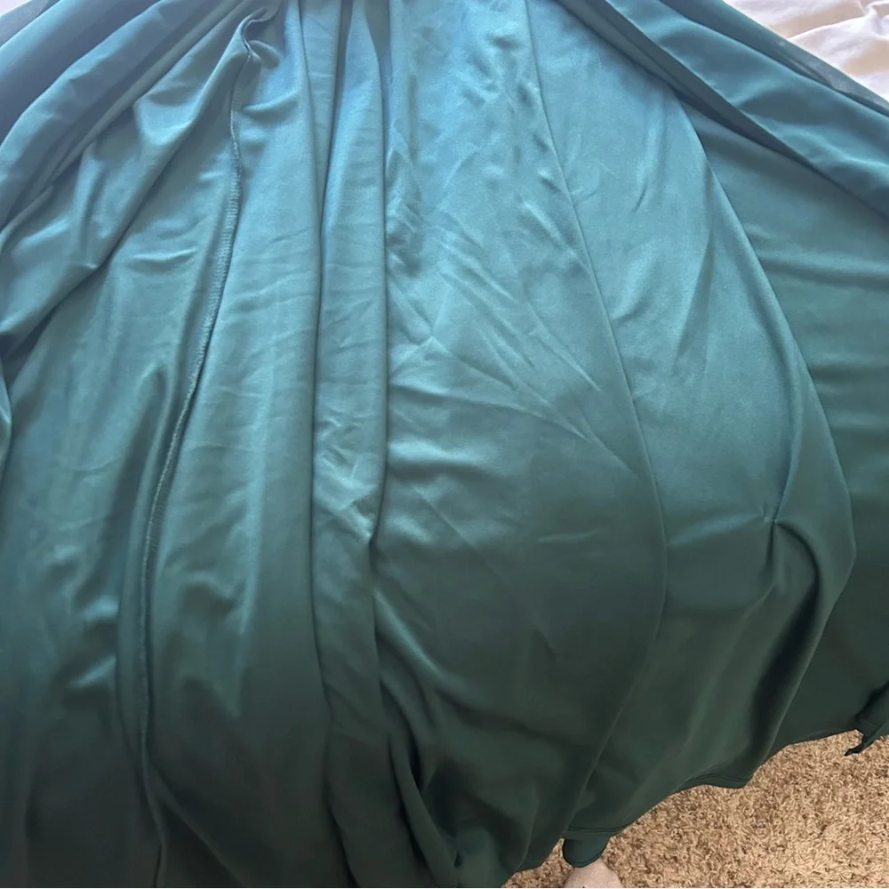 Lulu's Deep Green Maxi Dress - Picture 7 of 8